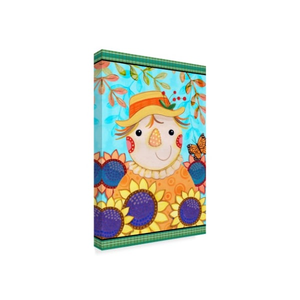 Valarie Wade 'Happy Scarecrow' Canvas Art,22x32